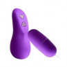 Ovetto Vibrante  Wireless Rosa Cuore 10 Funzioni