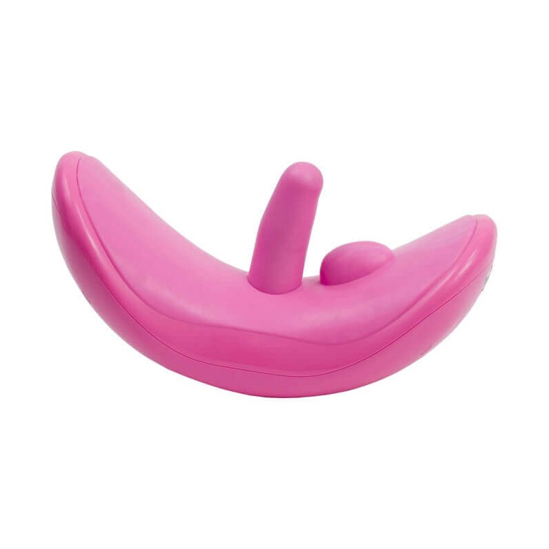 Dildo con dondolo IRIDE WITH DUAL BULLETS PINK Dildo con dondolo IRIDE WITH DUAL BULLETS PINK