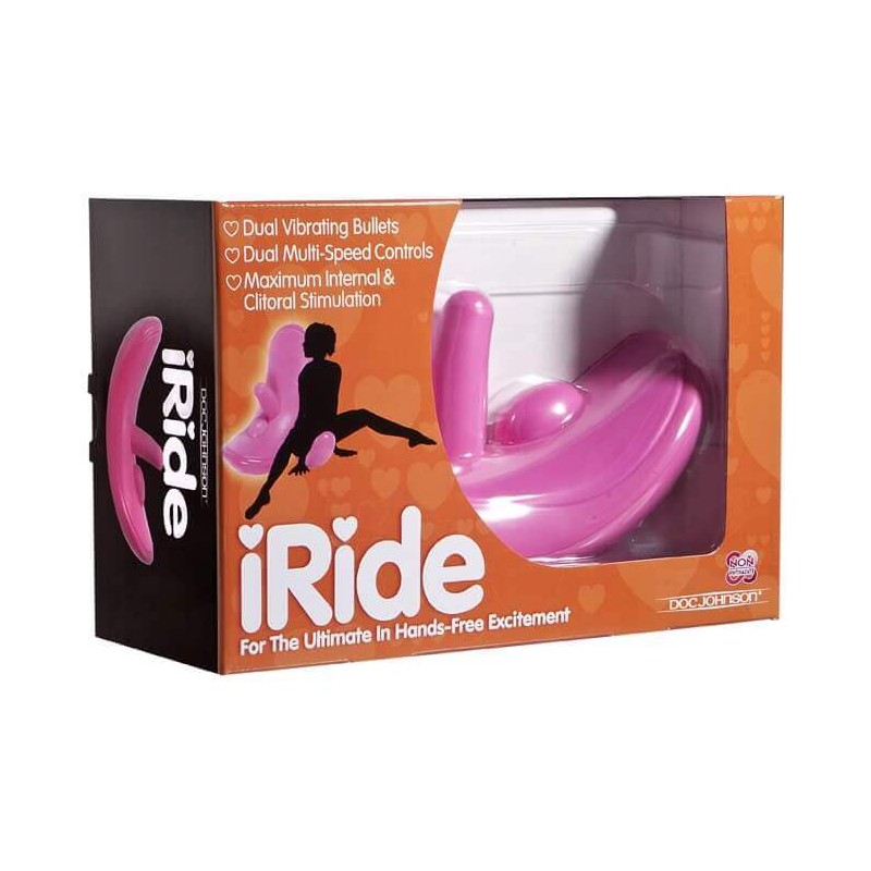 Dildo con dondolo IRIDE WITH DUAL BULLETS PINK