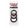Kit di 3 anelli Colt Neri Colt