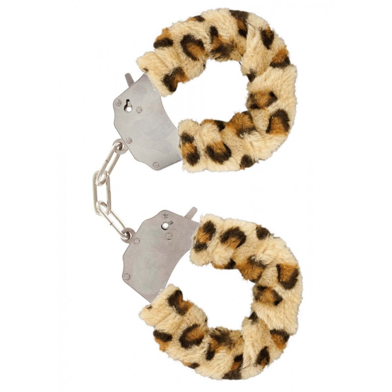 Manette in peluche color leopardo,per giochi erotici Manette in peluche color leopardo,per giochi erotici