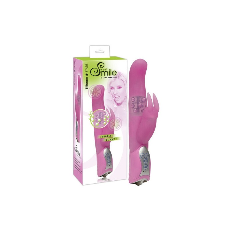 VIBRATORE RABBIT PEARLY BUNNY - SMILE - ROSA VIBRATORE RABBIT PEARLY BUNNY - SMILE - ROSA