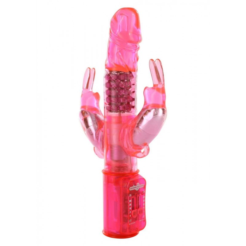 Viibratore con Doppio Rabbit DOUBLE RABBIT PLEASURES VIBE PK Viibratore con Doppio Rabbit DOUBLE RABBIT PLEASURES VIBE PK