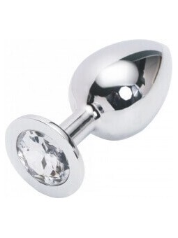 Plug anal argento small 7,5 cm