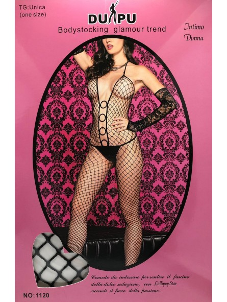 TUTA SEXY CATSUIT A RETE GRIGLIATA MISURA UNICA TUTA SEXY CATSUIT A RETE GRIGLIATA MISURA UNICA